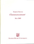 Thirty-Ninth Commencement 2005 (Undergraduate)