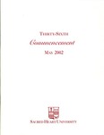 Thirty-Sixth Commencement 2002 (Graduate)