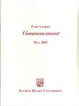 Forty-First Commencement 2007 (Undergraduate) by Sacred Heart University