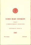 Sacred Heart University First Commencement Exercises