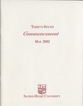 Thirty-Sixth Commencement 2002 (Undergraduate)