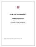 Full Time Faculty Handbook 2016 by Sacred Heart University