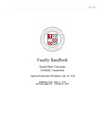 Full Time Faculty Handbook by Sacred Heart University